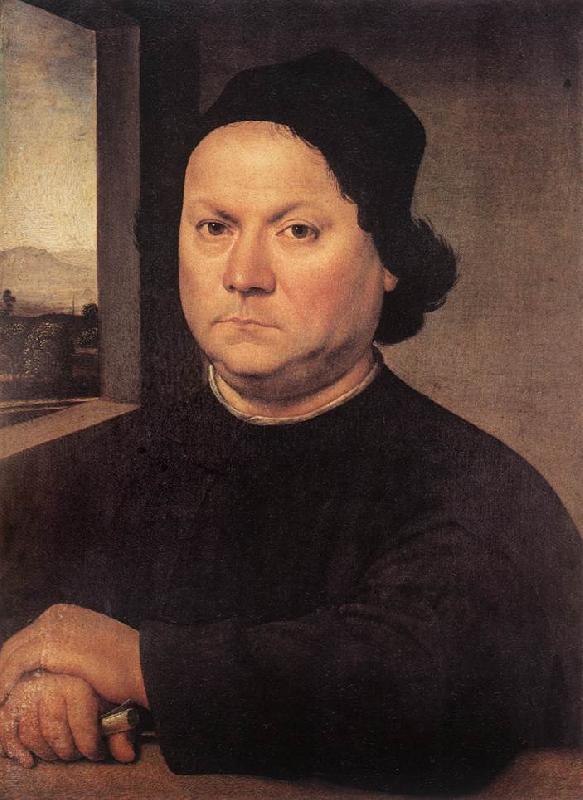 LORENZO DI CREDI Portrait of Perugino sf